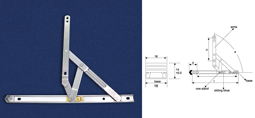 Regular Hinge, Strengthened Arm